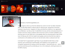 Tablet Screenshot of earthchangesmedia.com